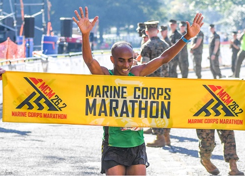 Desta Beriso Morkama Marine Corps Marathon Winner